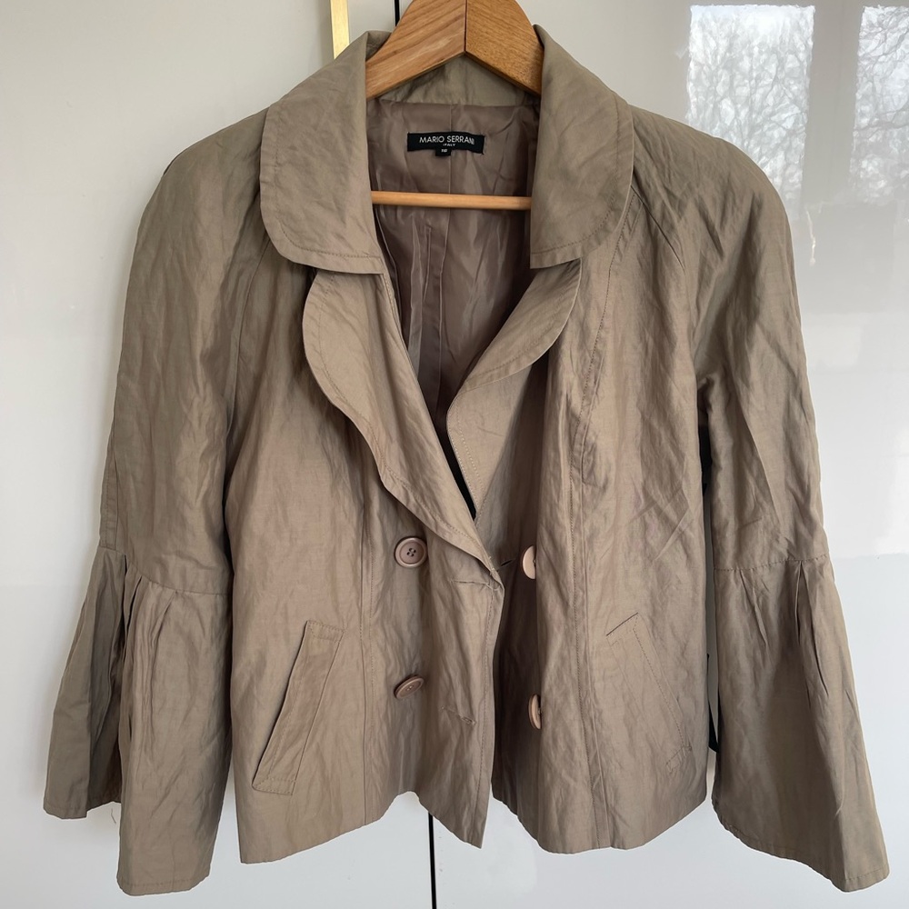 Mario Serrani double breasted jacket size 16 NWT